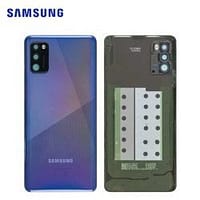 Vitre arrière Samsung Galaxy A41 (A415F) Prism Bleu (Original Démonté)