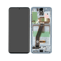 Ecran Complet Galaxy S20 (G980F/G981B) Bleu (Sans Cam) (Service Pack)GH82-31432D