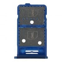 Tiroir Carte SIM pour Samsung Galaxy M31s Version Double Carte Bleu (Origine)