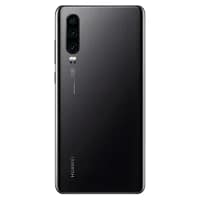 VITRE ARRIÈRE HUAWEI P30  NOIR (SANS VITRE CAMERA)