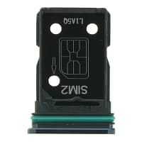 Tiroir de carte SIM OPPO Reno4 5G CPH2091 Version double carte Noir Original