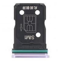Tiroir de carte SIM OPPO Reno4 5G CPH2091 Version double carte Violet Original