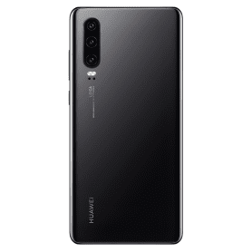 Vitre arrière Huawei P30 (Original Démonté) (Sans Lentile) Noir