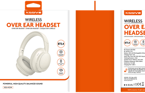 Casque supra-auriculaire sans fil – Beige