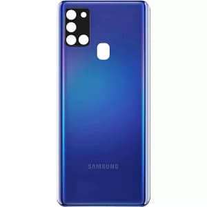 CACHE BATTERIE SAMSUNG GALAXY A21S (A217) BLEU PRISME ( Origine Demonte)