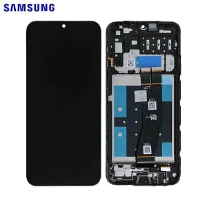 LCD + VITRE TACTILE + CHASSIS SAMSUNG GALAXY A14 4G (A145F) NOIR VERSION EU (ORIGINE SERVICE PACK) GH81-23541A