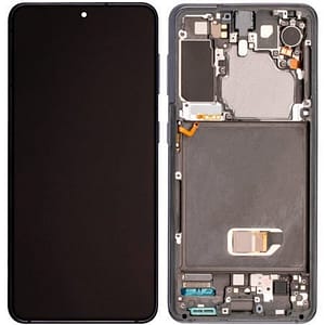 Ecran Complet Gris Galaxy S21 5G (G991B) (Sans Camera) (Service Pack 0riginal) GH82-27257A