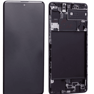 Ecran Samsung A71 (A715F) Noir (Avec Châssis) Incell