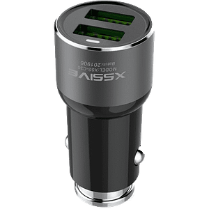 Chargeur de voiture Xssive C30 Duo 3,6 A – Noir