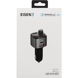 Transmetteur FM Eisenz avec 2 USB QC3.0 + PD
