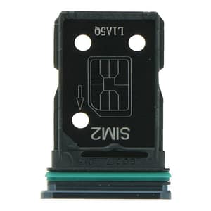 Tiroir de carte SIM OPPO Reno4 5G CPH2091 Version double carte Noir Original