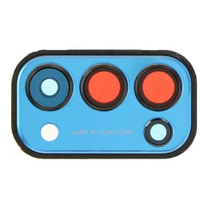 Objectif et lunette de Caméra Arrière OPPO Reno5 4G/Reno5 5G CPH2145/Find X3 Lite CPH2145 Blue Original