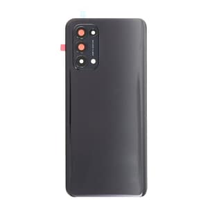 Couvercle de batterie + Adhésif Pour Couvercle Ce Batterie+ Objectif et lunette de Caméra Arrière OPPO Reno5 5G CPH2145/Find X3 Lite CPH2145 Noir Original