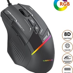 Souris de jeu filaire Xssive