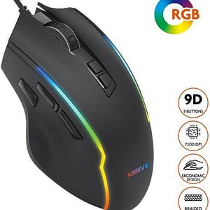 Souris de jeu filaire Xssive