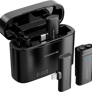 Ensemble de microphones sans fil doubles Xssive (cravate)