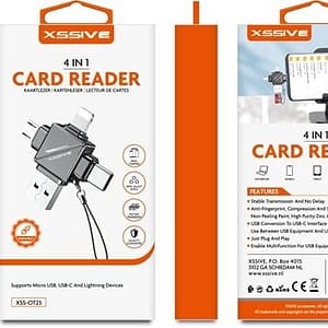 Lecteur de cartes Xssive 4en1